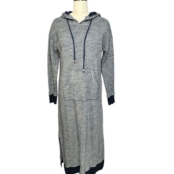 Soft Surroundings Lazy Day Terry Lounge Dress in Navy | XS - Picture 7 of 12